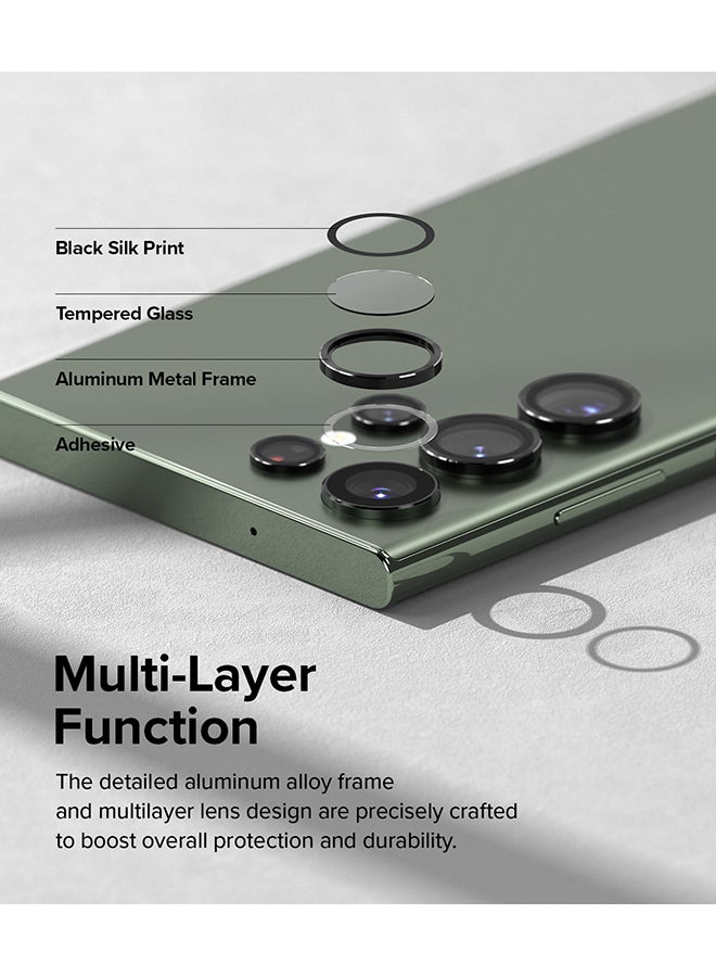 Ringke Samsung Galaxy S23 Ultra 5G, Anti-Scratch Tempered Glass Camera Lens Protector- Clear - Image 4