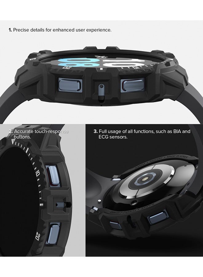 رينجك حافظة Fusion-X Guard لساعة سامسونج جالاكسي 5/4 مقاس 44 ملم غطاء متين مقاوم للصدمات - - Image 5