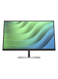E24 G5 Monitor, 23.8" FHD IPS Display, 75Hz Refresh Rate, 5ms (GtG with Overdrive) Response Time, 3-Sided Borderless Bezel, VESA Mounting, 4x USB3.2, USB-B, HDMI & DP, 6N6E9AA#ABV Black/Silver