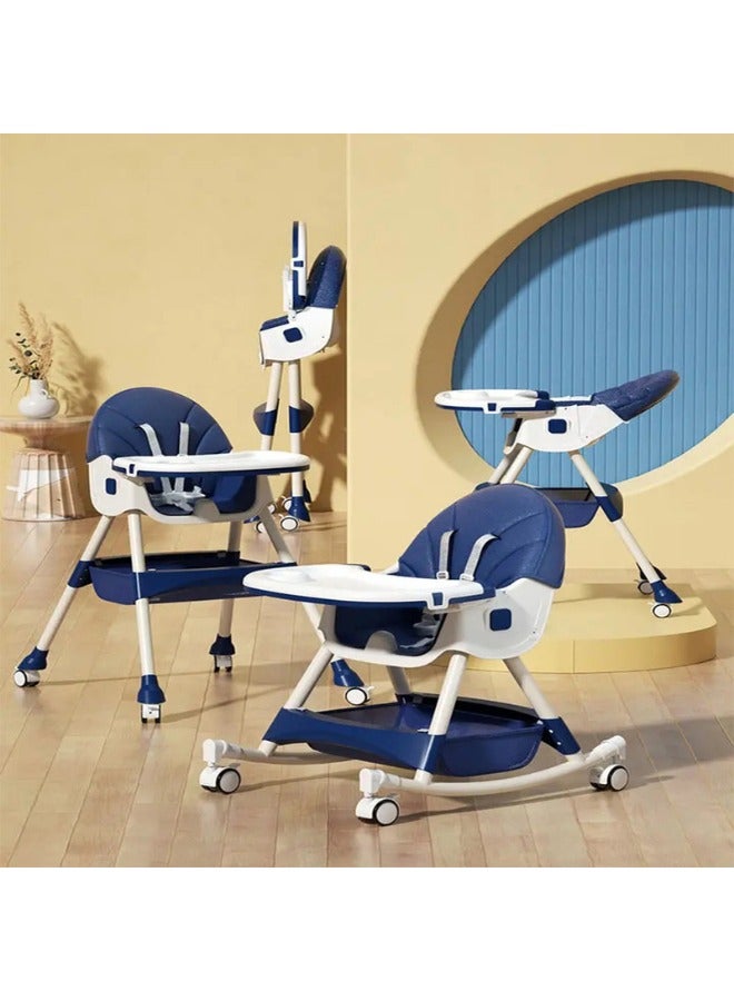 بيبي لاف Baby High Chair, Blue, 33-803-11B - Image 2