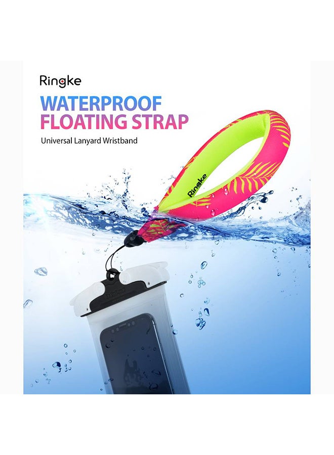 Ringke 2 Pack Waterproof Floating Strap Wristband Hand Grip Lanyard For Camera Phone Key - Palm Leaves Multicolour - Image 5