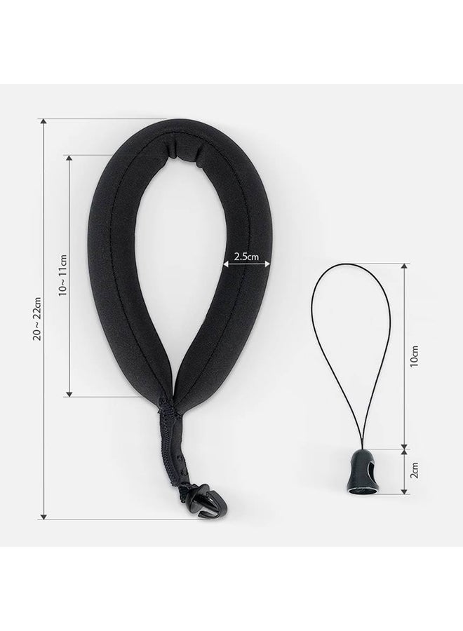 Ringke 2 Pack Waterproof Floating Strap Wristband Hand Grip Lanyard For Camera Phone Key - Palm Leaves Multicolour - Image 2