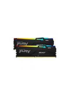 Fury Beast RGB 16GB (2x8GB) DDR5 Desktop Memory, 5600MT/s Memory Speed, CL36 CAS Latency, Intel XMP 3.0, 1.25 Voltage, 288-Pin, AMD Expo, Dual Channel DIMM Kit Black - pnsku/N70012966V/45/_/1696860120/5ee9e493-5763-4c7d-b357-e8532811cfda