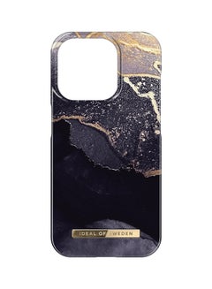 iDeal of Sweden iPhone 15 Pro Golden Twilight Marble Fashion Case Clear  - Image 1