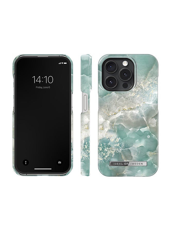 iDeal of Sweden iPhone 15 Pro Azura Marble Fashion Case Clear - Image 3