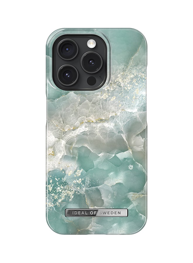 iDeal of Sweden iPhone 15 Pro Azura Marble Fashion Case Clear - Image 1