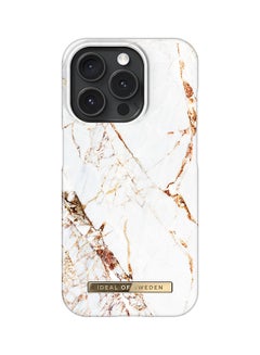 iDeal of Sweden iPhone 15 Pro Carrara Gold Fashion Case Clear  - Image 1