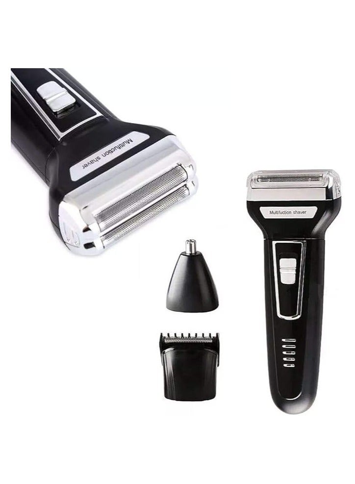 Kemei KM-6558 3X1 Multi-Purpose Razor That Can Be Used To Shave Hair, Beard And Body Saudi Version  - Image 2