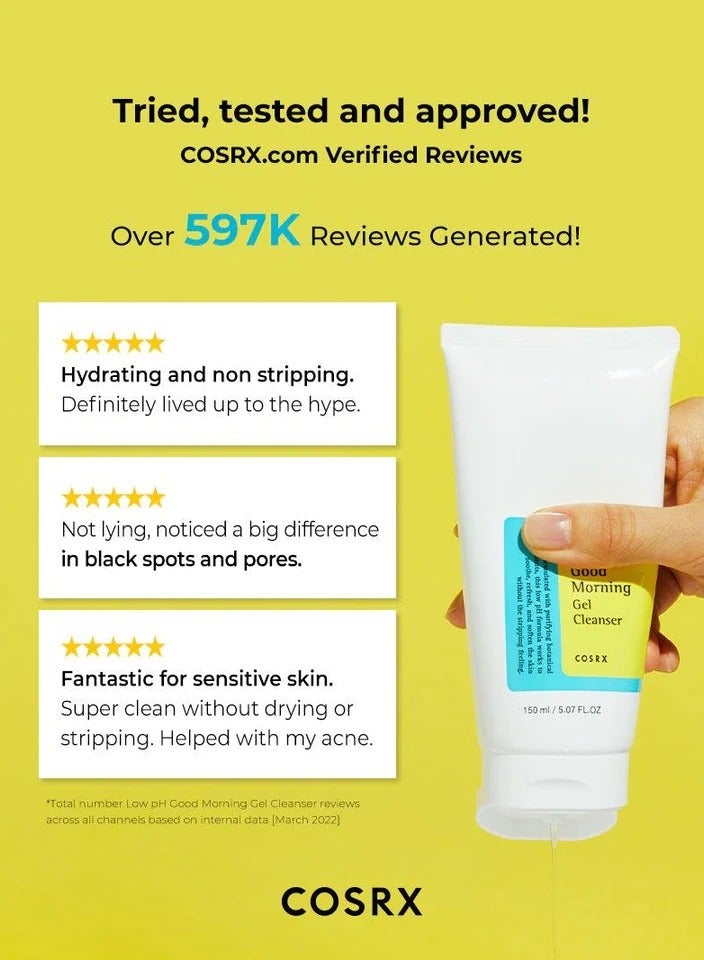 Cosrx - Low Ph Good Morning Gel Cleanser Clear 150.0ml - Image 1