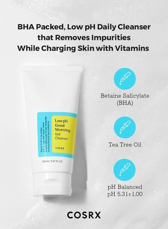 Cosrx - Low Ph Good Morning Gel Cleanser Clear 150.0ml - Image 1
