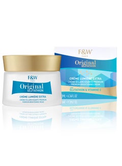 Fair and White ORIGINAL GLUTATHION Extra Glowing Cream Premium Brightening Cream 180ml 