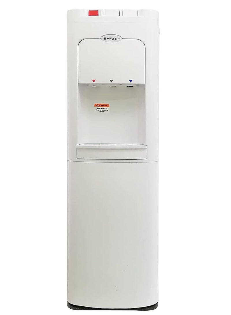 شارب موزع مياه بتحميل علوي، تصميم مبتكر بثلاثة صنبور/صنبور لدرجة الحرارة الساخنة/الباردة/العادية وقفل أمان حقيقي للأطفال الصغار