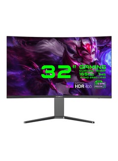 GameMax 32 WQHD, 165Hz, 1ms 1500R Curved Zero Frame Gaming Monitor  GMX32C165Q