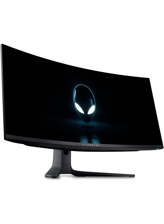 DELL - Alienware AW3423DWF 34 Inch WQHD (3440x1440) 21:9 1800R Curved Gaming Monitor, 165Hz, QD OLED, 0.1ms, AMD FreeSync Premium Pro, 99.3% DCI-P3, HDR400, 2x DisplayPort, 1x HDMI, 5x USB, 3 Year Warranty Black - Image 1