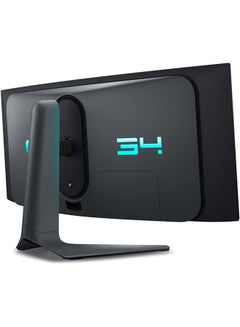 DELL Alienware AW3423DWF 34 Inch WQHD (3440x1440) 21:9 1800R Curved Gaming Monitor, 165Hz, QD OLED, 0.1ms, AMD FreeSync Premium Pro, 99.3% DCI-P3, HDR400, 2x DisplayPort, 1x HDMI, 5x USB, 3 Year Warranty Black  - Image 5