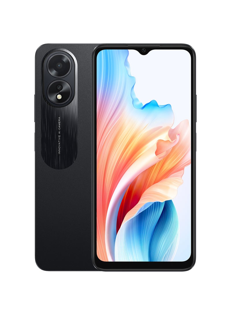 OPPO A18 Dual Sim Glowing Black 4GB RAM 128GB 4G - Middle East Version  - Image 1