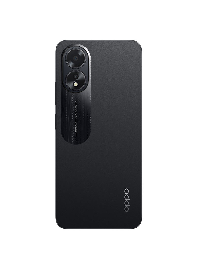 OPPO - A18 Dual Sim Glowing Black 4GB RAM 128GB 4G - Middle East Version - Image 1