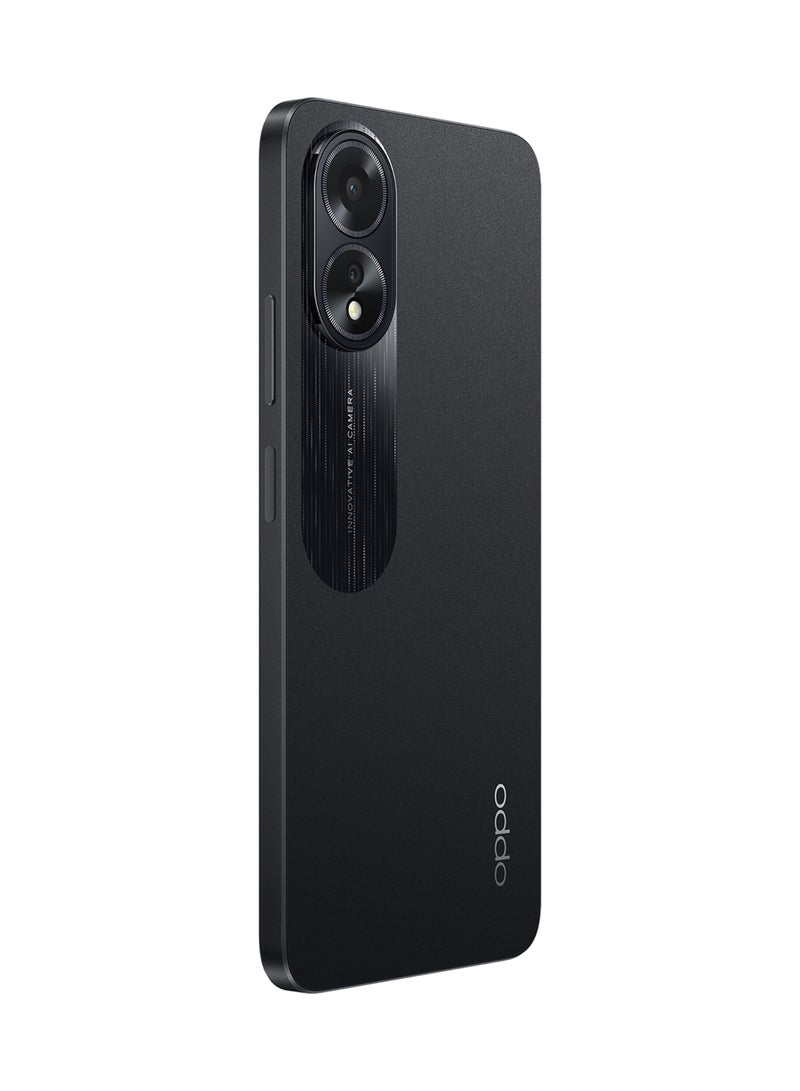 OPPO - A18 Dual Sim Glowing Black 4GB RAM 128GB 4G - Middle East Version - Image 1