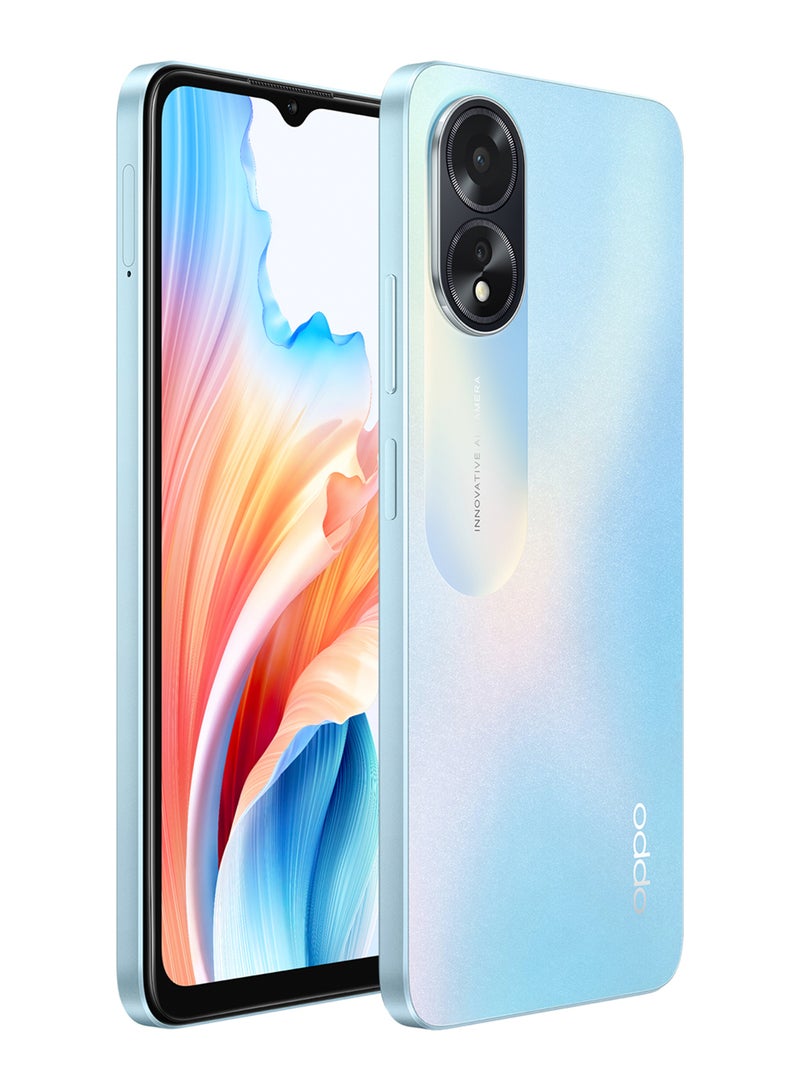 OPPO - A18 Dual Sim Glowing Blue 4GB RAM 128GB 4G - Middle East Version - Image 1