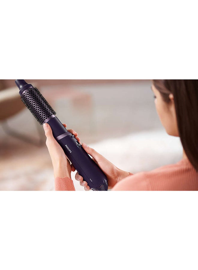 3000 Series Air Styler for Drying and Styling with 3 heat & 2 speed settings, 3 attachments, 800W, - BHA305/03 Purple
