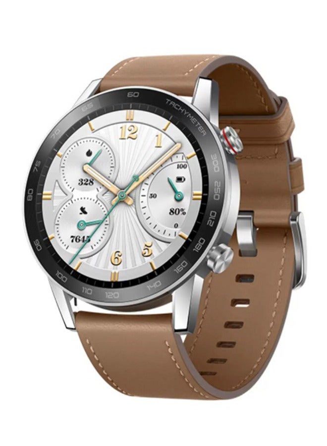 هونور ساعة ذكية GS 3i مقاس 46 ملم بسوار جلدي بني - Image 3