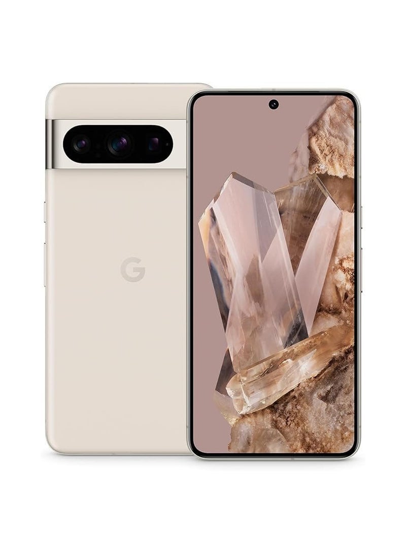 جوجل هاتف Pixel 8 Pro بورسلين، ذاكرة وصول عشوائي 12 جيجابايت، 256 جيجابايت، 5G - الإصدار العالمي  - Image 1