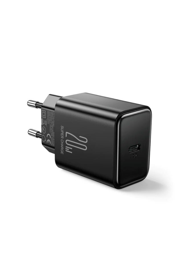 JOYROOM - JR-TCF06 Flash Series PD 20W Single-Port Charger Black - Image 1
