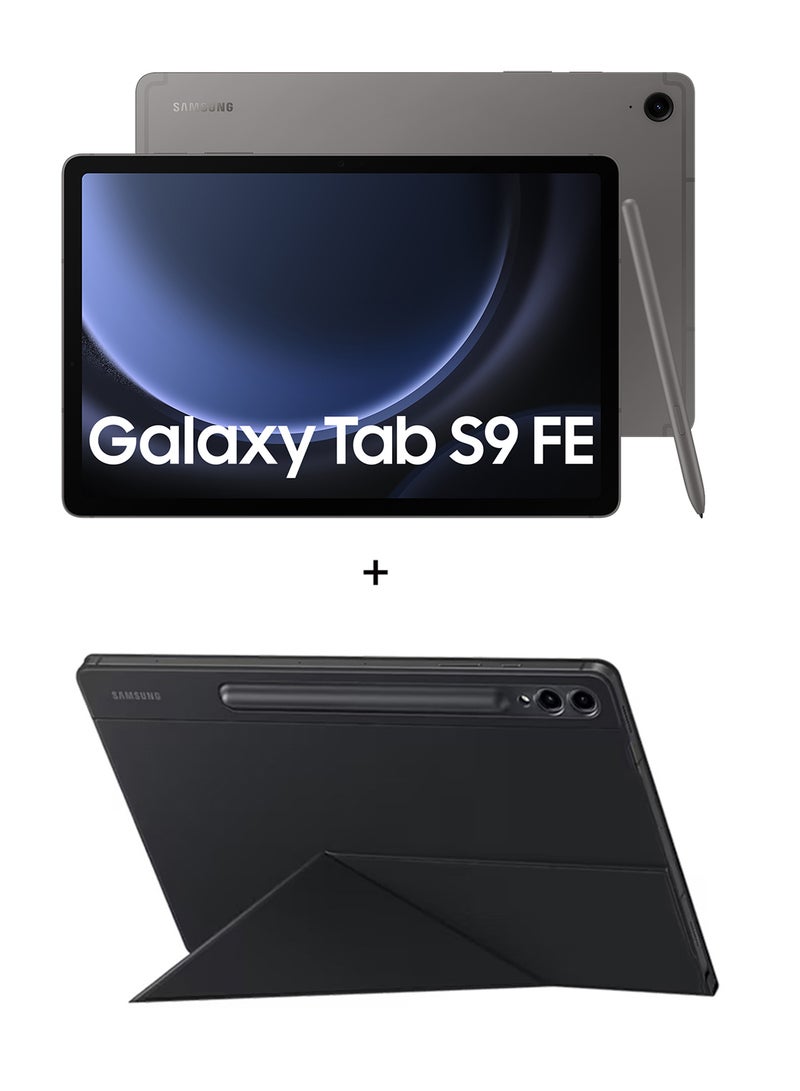 Galaxy Tab S9 FE  Gray 6GB RAM 128GB 5G With Book Cover - Middle East Version - pnsku/N70013302V/45/_/1697113896/c6ca0ba1-4555-44e8-bc7f-90467d83788f