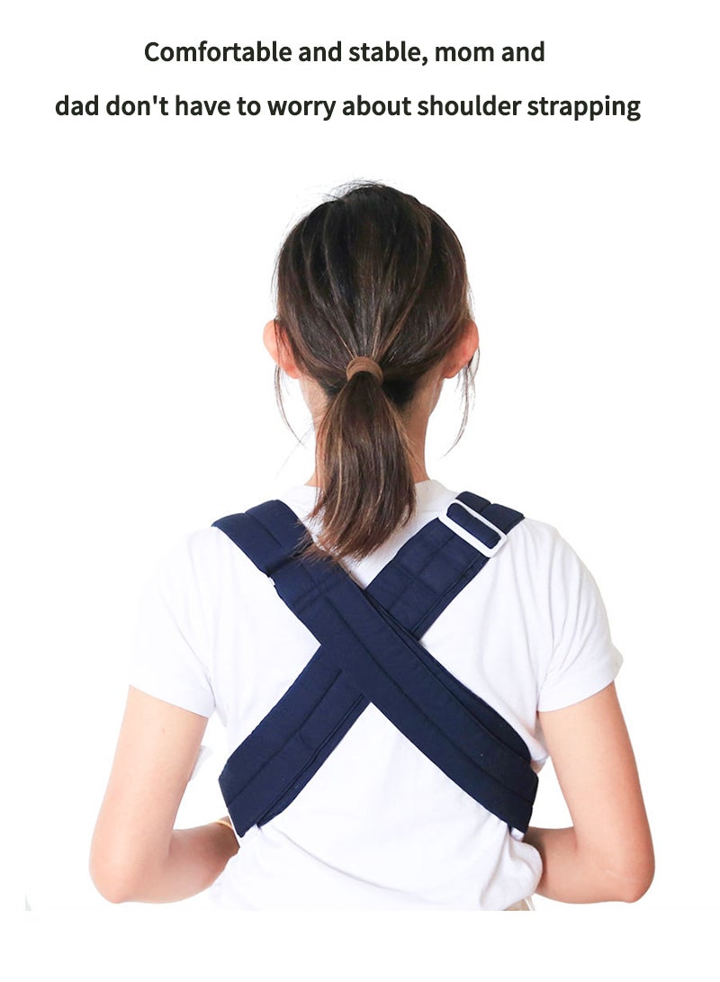 كيدل حامل أطفال أمامي وخلفي للاستخدام المزدوج للخروج في الصيف بسيط يحمل الطفل في الأمام بشكل أفقي يحمل ظهر الأطفال قطعة أثرية للأطفال - Image 4