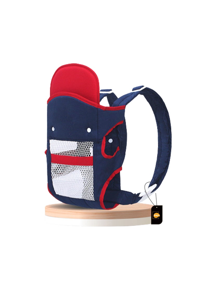 كيدل حمالة أطفال أمامية وخلفية للاستخدام المزدوج للخروج بسيطة صيفية، حمل أمامي، حمل أفقي لظهر الأطفال، أداة للأطفال - Image 1