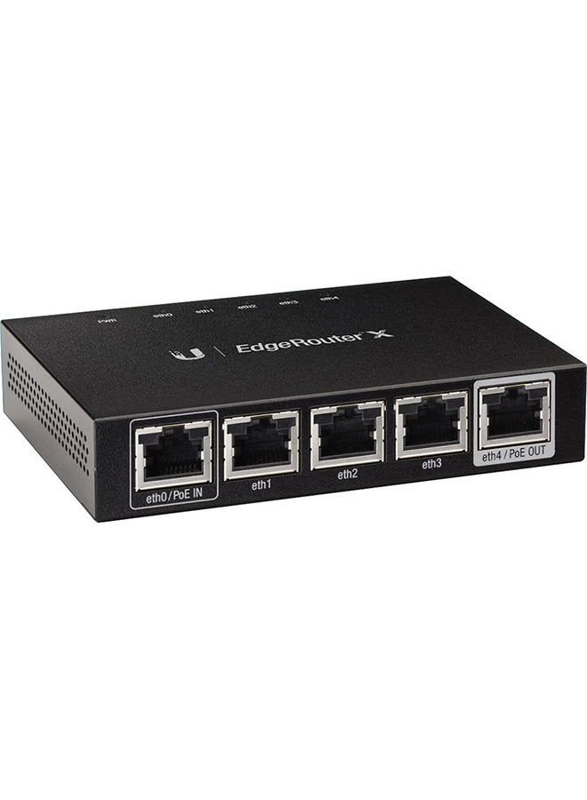UBIQUITI Networks Networks Ethernet Networks Router (ER-X), dual band Black  - Image 1