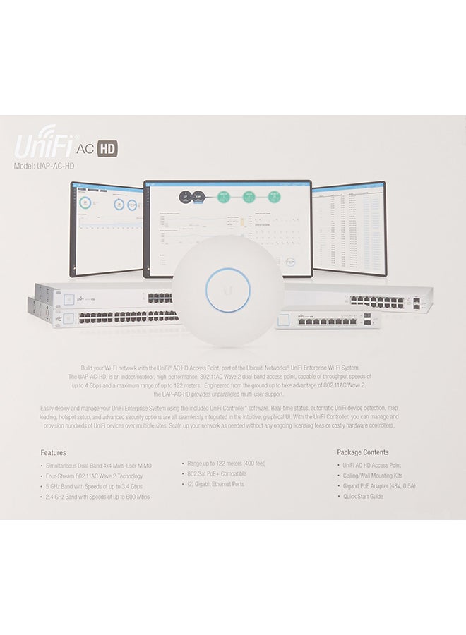 UAP-AC-HD Unifi Access Point White