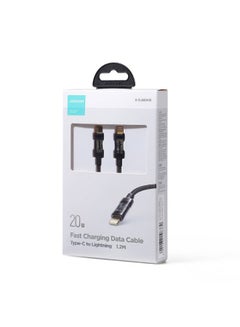 JOYROOM Joyroom S-CL020A12 Type-C to Lightning 20W Data Cable 1.2m- Black  - Image 2
