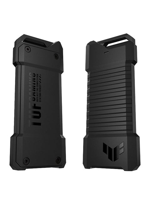 TUF Gaming A1 External Dual M.2 NVMe PCIe SSD Enclosure - USB-C, SATA interfaces, M.2 Q-Latch for Easy Installation, Drop Resistance, IP68 Water and dust Resistance, PS5 and Xbox Support Black