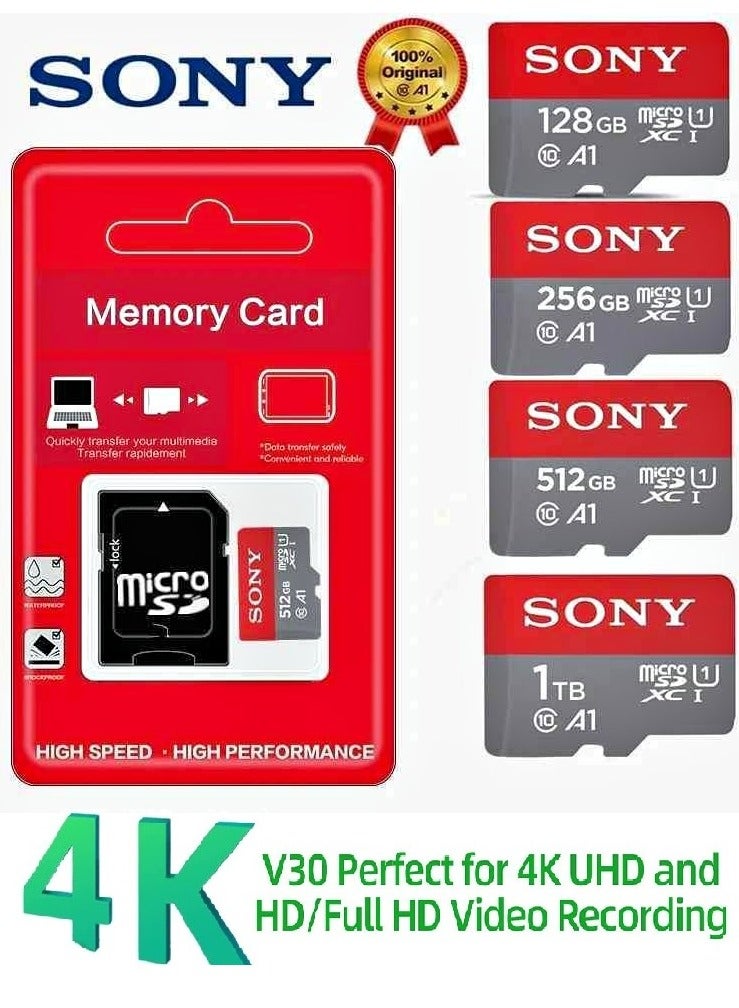 Sony Ultra Fast Speed Micro SD Memory Card Class 10 TF Flash Card Up To 98Mb/s With Adapter 512 GB - Image 3