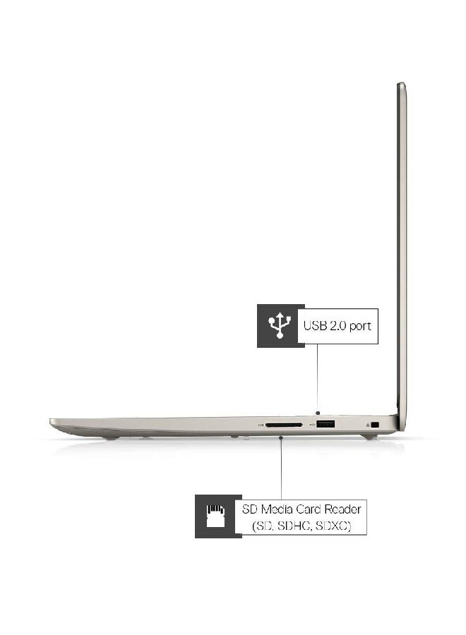DELL Vostro 3401 55PD9 Laptop With 14-inch Full HD Display, Core i3-1005G1 Processor/8Gb RAM/512 SSD/Windows 10 Pro/Intel UHD Graphics/ Arabic Dune - Image 3