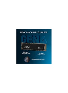 crucial P3 Plus PCIe 4.0 3D NAND NVMe M.2 Ssd 1 TB  - Image 2