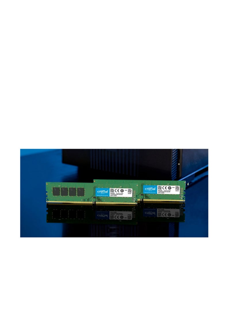 crucial - 16GB Single DDR4 2666  Desktop Memory - Image 1
