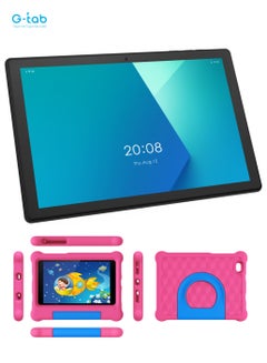 G-Tab C10 Pro Tablet, 10.1 Inch WiFi Kids, Quad Core, 4Gb Ram+64Gb Rom, 5Mp Front+8Mp Rear Camera, IPS LCD, Tempered Glass Touch, 6000mAh Battery With EVA Case, 1 Year Warranty  - Image 1
