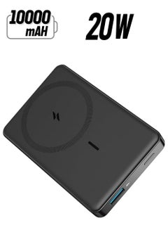 Anker 10000 mAh Magnetic Power Bank 10,000mAh, Wireless Portable Charger, 20W Fast Charging Battery Pack with USB-C, Magsafe-Compatible with Magsafe,iPhone 16/16 Plus/16 Pro/16 Pro Max, iPhone 15/14/13 Series Black  - Image 1