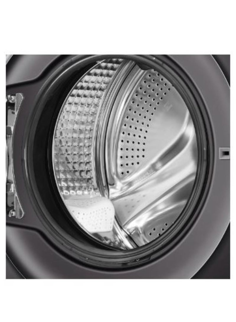 هاير غسالة ملابس هاير تحميل أمامي سعة 9 كجم، لون فضي، HW90-B14979S8U1 - Image 4
