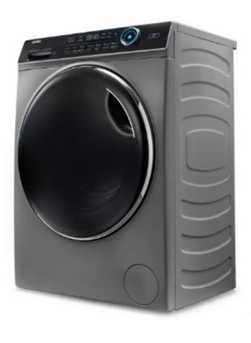 هاير غسالة ملابس هاير تحميل أمامي سعة 9 كجم، لون فضي، HW90-B14979S8U1 - Image 2