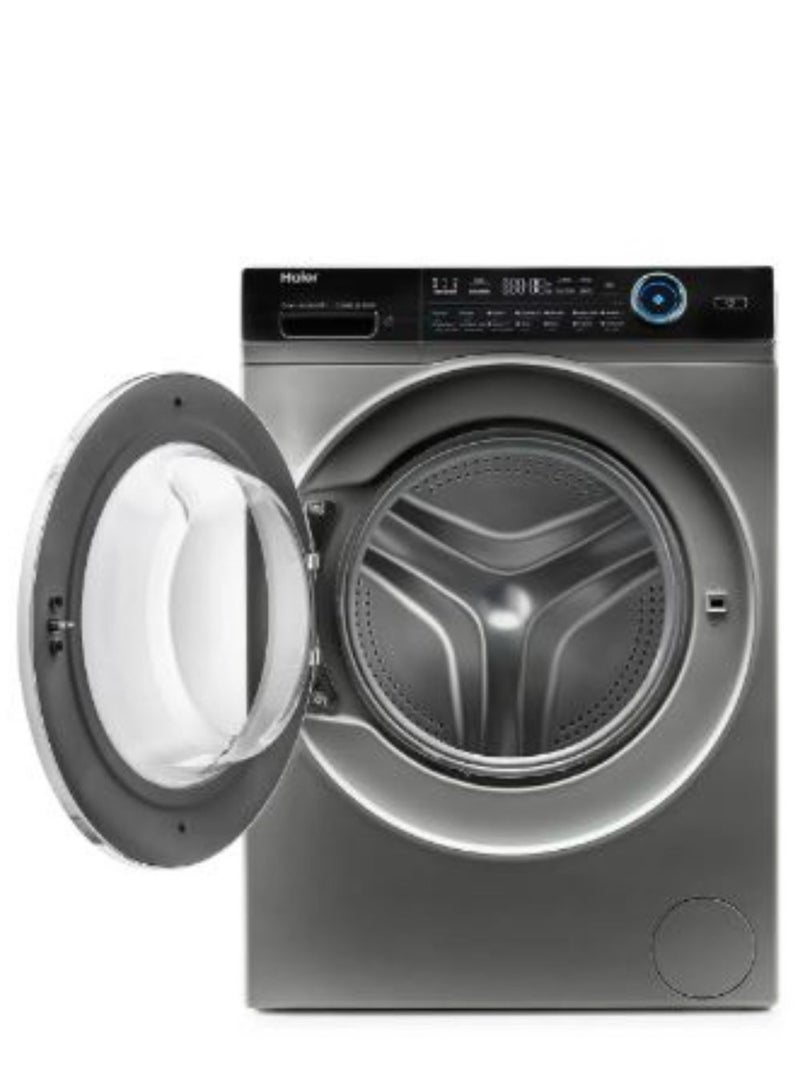 هاير غسالة ملابس هاير تحميل أمامي سعة 9 كجم، لون فضي، HW90-B14979S8U1 - Image 5