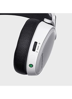ستيل سيريز سماعة الألعاب اللاسلكية SteelSeries Arctis 7P+¬† - تردد 2.4 جيجا هرتز - عمر بطارية يصل إلى 30 ساعة - لأجهزة الكمبيوتر الشخصية وPS5 وPS4 وMac وAndroid وSwitch - باللون الأبيض  - Image 3