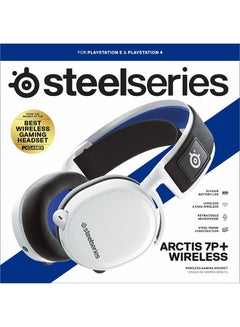 SteelSeries Arctis 7P+ Wireless Gaming Headset  - Lossless 2.4 GHz - 30 Hour Battery Life - For PC, PS5, PS4, Mac, Android and Switch - White - pnsku/N70013503V/45/_/1699533403/cc8dce4d-d25b-4792-a149-e0c096b9e04d