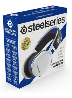 SteelSeries Arctis 7P+ Wireless Gaming Headset  - Lossless 2.4 GHz - 30 Hour Battery Life - For PC, PS5, PS4, Mac, Android and Switch - White - pnsku/N70013503V/45/_/1699533442/1e132deb-ffb9-48c0-99a0-2247076efd99