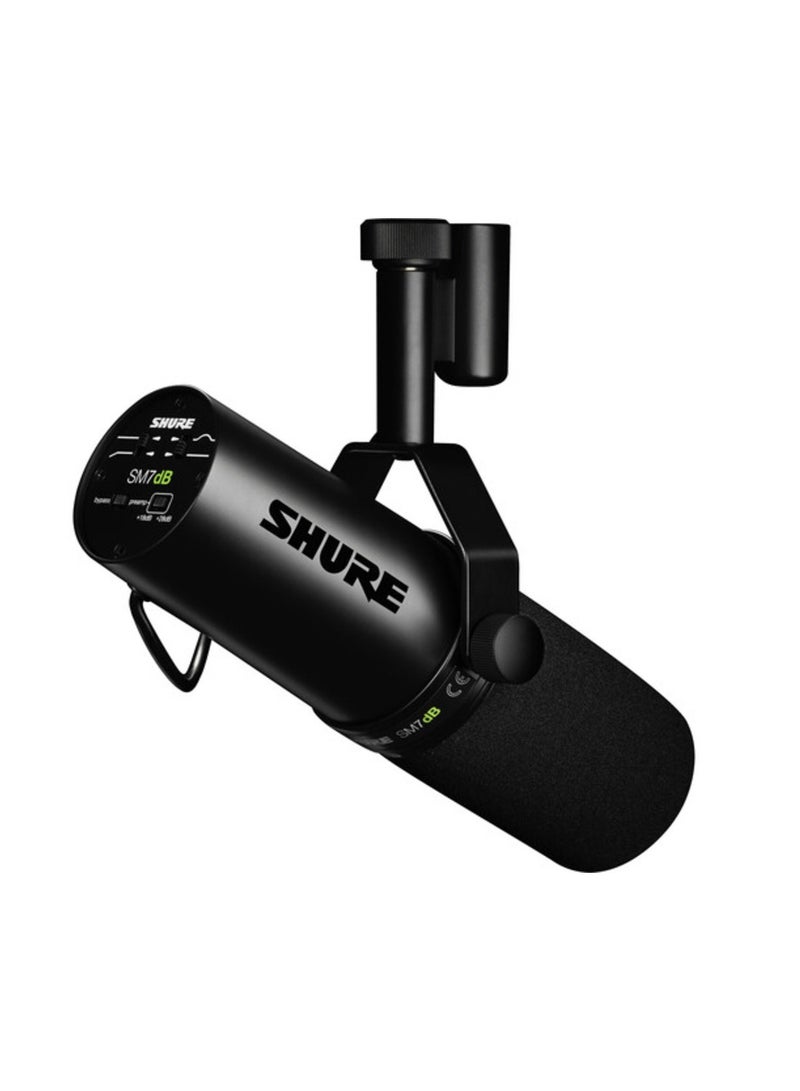 Shure Vocal Microphone With Built-In Preamp SM7dB Black  - Image 2