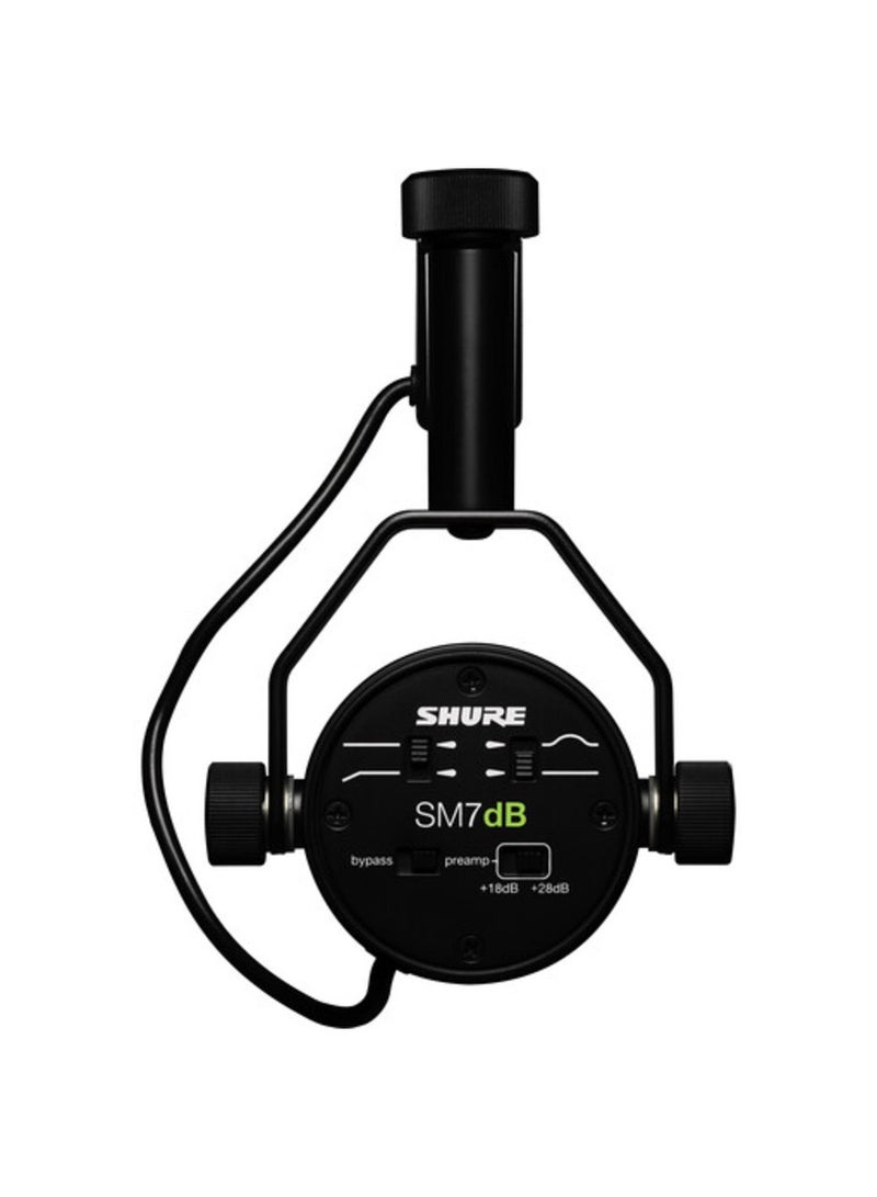Shure Vocal Microphone With Built-In Preamp SM7dB Black  - Image 3