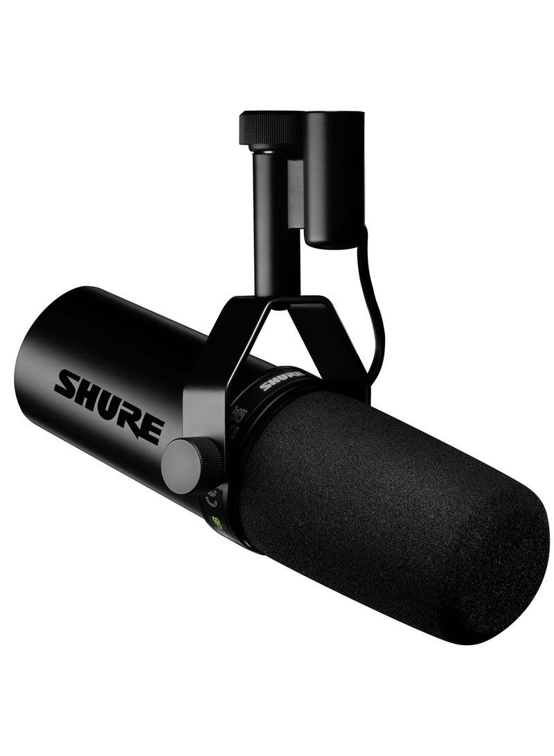 Shure Vocal Microphone With Built-In Preamp SM7dB Black  - Image 1