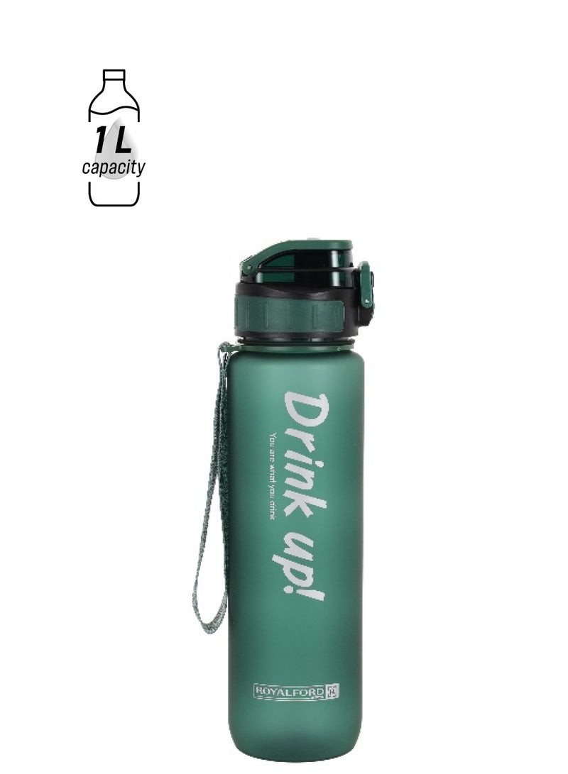 Royalford 1000ml water bottle assorted colors - Image 1